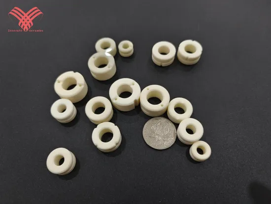 Thermal Insulation Seal Fasteners Alumina Ceramic Parts High Temperature Resistance Ceramic Shaft Sleeve